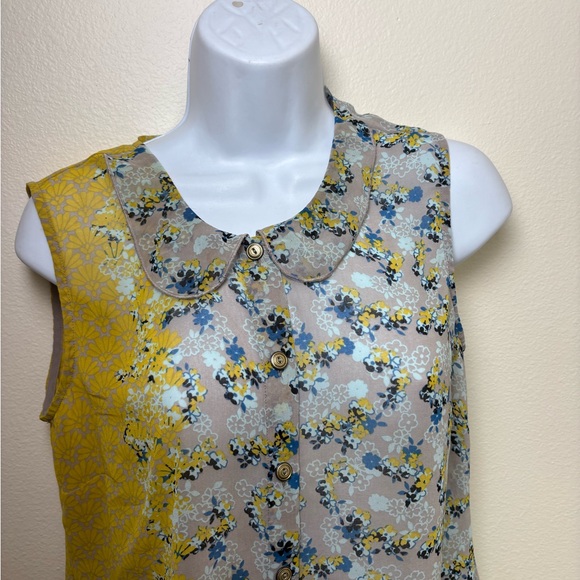 Cabi 50/50 Sheer Button Up Blouse Style #5221 - Picture 3 of 5